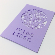 Karte Schmetterling Plotterdatei SVG DXF 